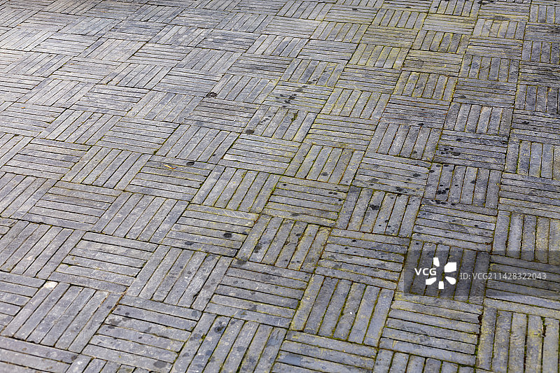 砖地俯拍图片素材