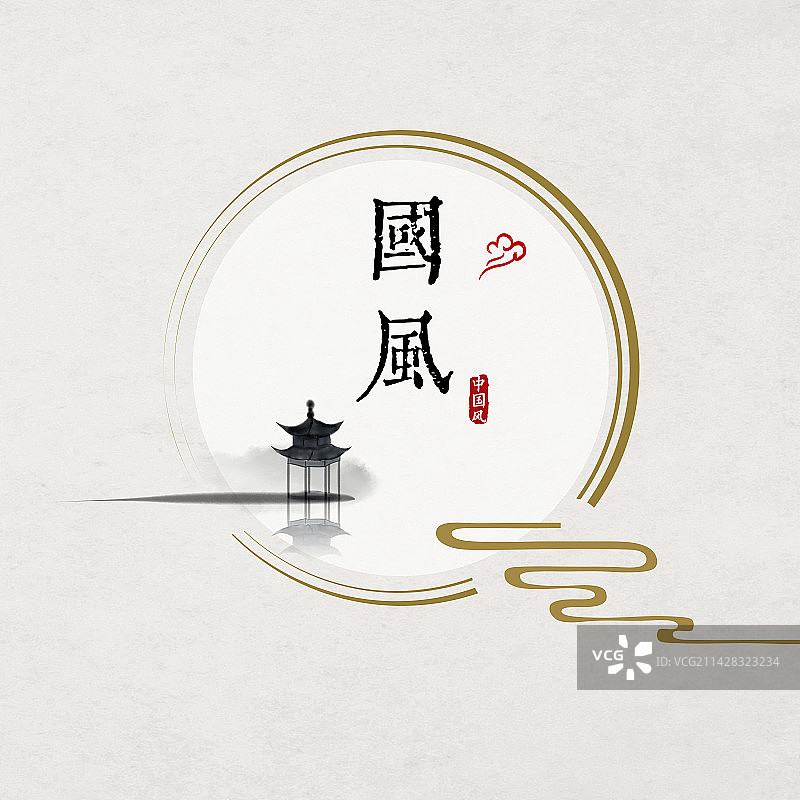 水墨国风边框海报图片素材