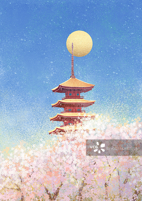 武大樱花园图片素材