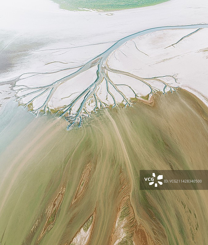 鄱阳湖河道纹理图片素材