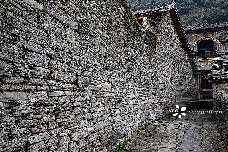 全国重点文物保护单位，著名景点，中国贵州安顺市西秀区七眼桥云峰屯堡云山屯本寨古建筑群图片素材