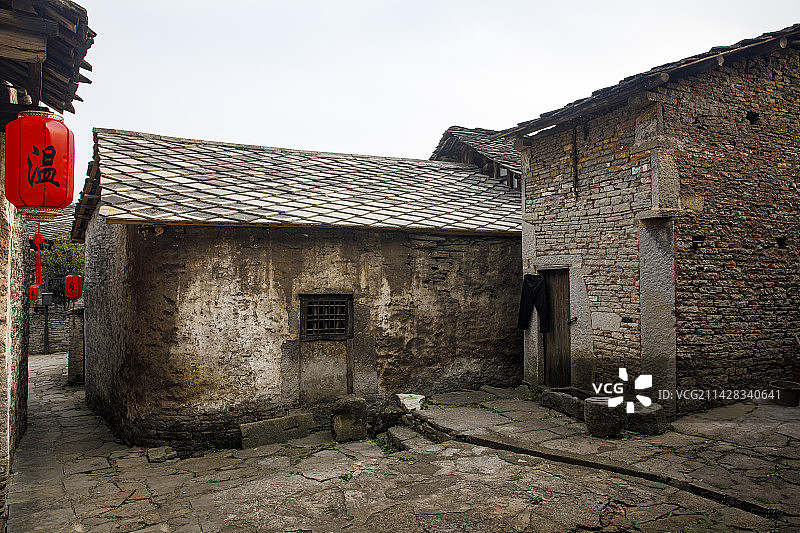 全国重点文物保护单位，著名景点，中国贵州安顺市西秀区七眼桥云峰屯堡云山屯本寨古建筑群图片素材