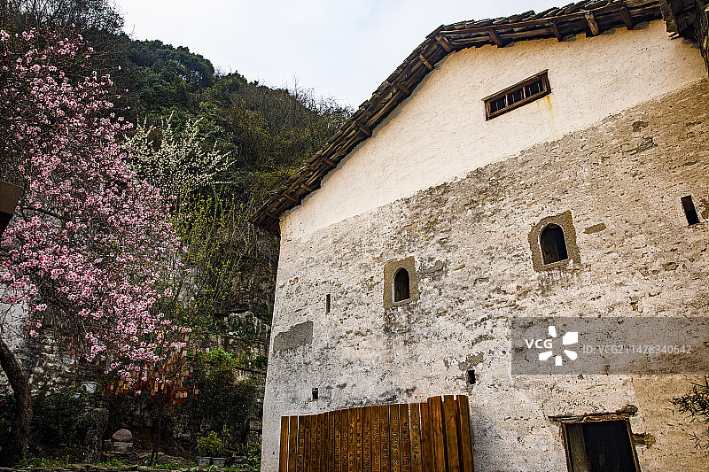 全国重点文物保护单位，著名景点，中国贵州安顺市西秀区七眼桥云峰屯堡云山屯本寨古建筑群图片素材