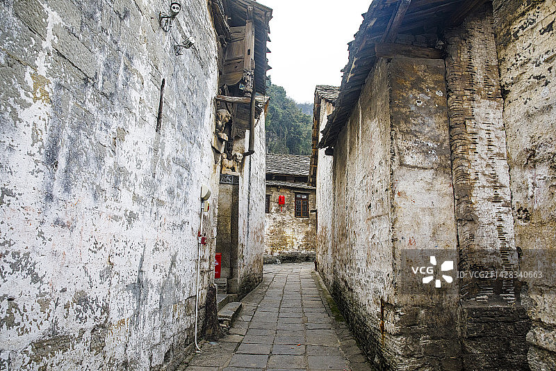 全国重点文物保护单位，著名景点，中国贵州安顺市西秀区七眼桥云峰屯堡云山屯本寨古建筑群图片素材