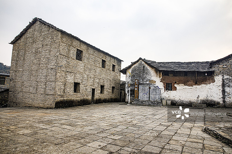 全国重点文物保护单位，著名景点，中国贵州安顺市西秀区七眼桥云峰屯堡云山屯本寨古建筑群图片素材