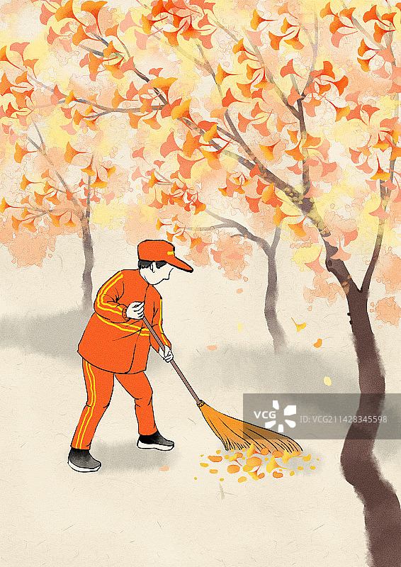 五一劳动节清洁工图片素材