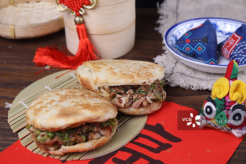 中国美食肉夹馍素材图片图片素材
