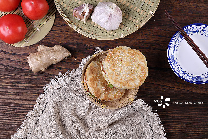 中国美食肉夹馍素材图片图片素材