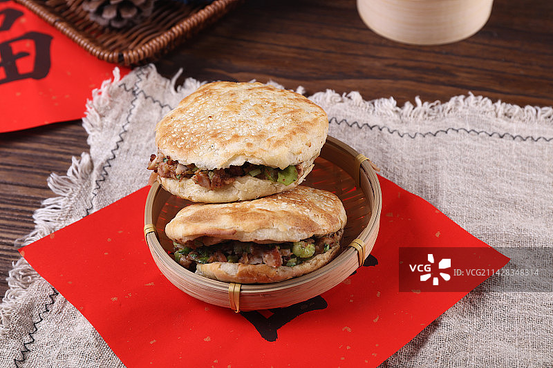 中国美食肉夹馍素材图片图片素材