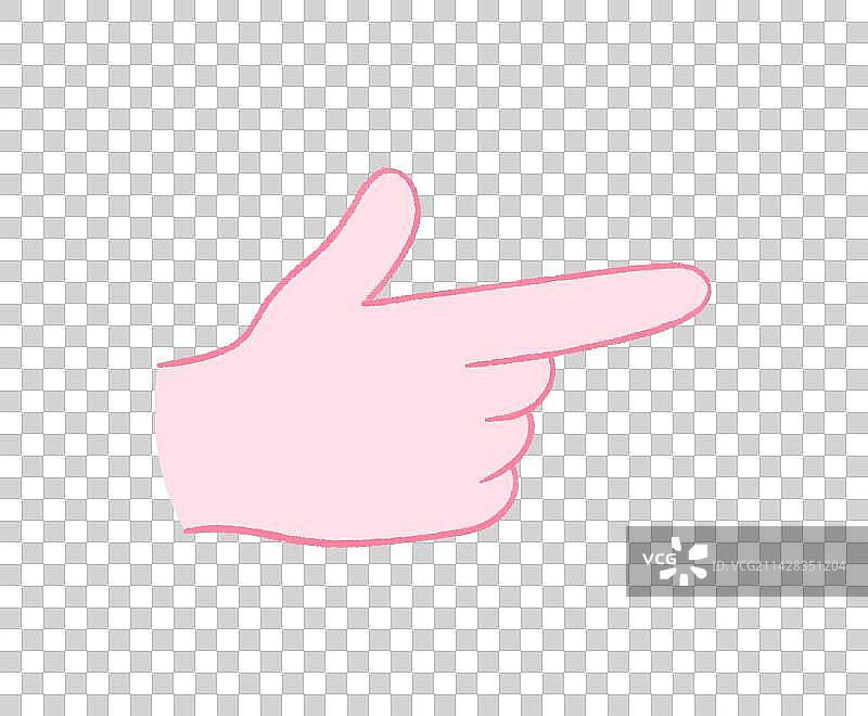 手势插画元素，汉语手指字母图，互联网教育语文线上线下打印书籍图片素材