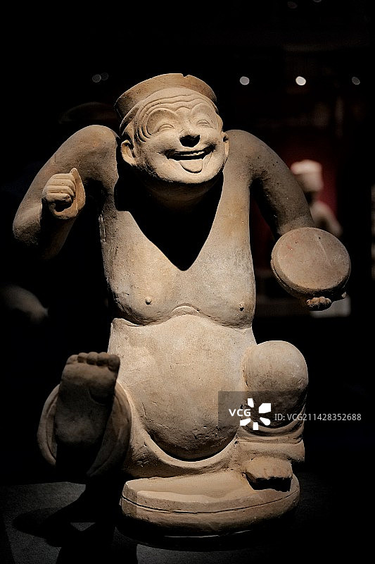 成都博物馆 说唱俑图片素材