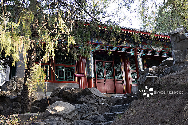 北海公园园中园濠濮间风光图片素材