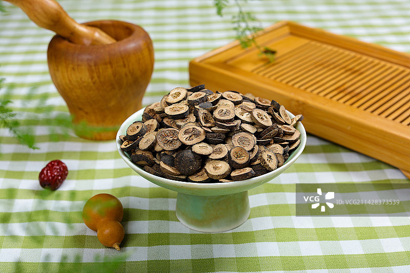 药用植物中医药材枳实图片素材