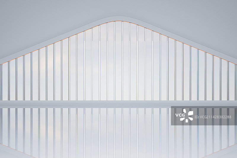 白色现代抽象几何人造空间背景图片素材