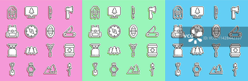 棉花糖棒急救箱组合图片素材