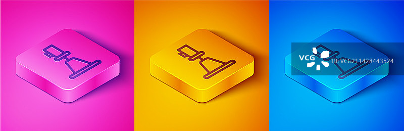 2.5D线条速测仪经纬仪图标图片素材