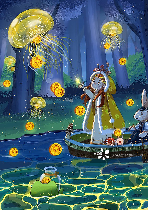 【奇幻儿插】系列三：炼金术师图片素材