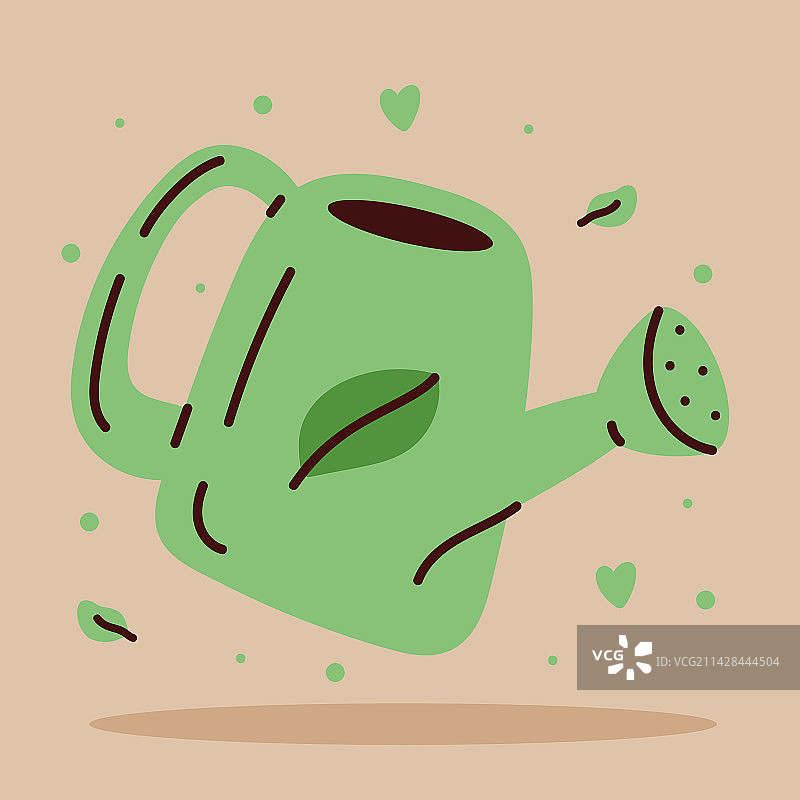 绿色环保洒水器图片素材