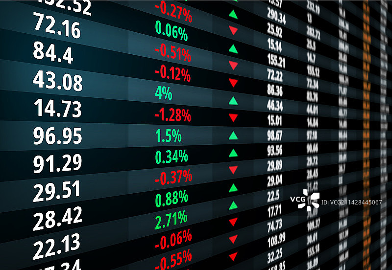 证券交易所信息展示牌图片素材