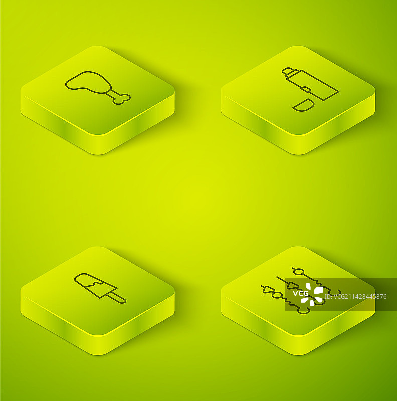 2.5D保温容器冰淇淋组合图片素材