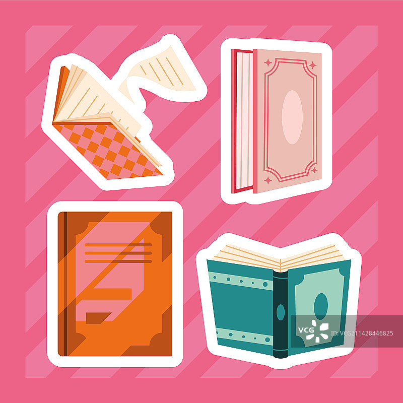 四本教科书图标图片素材