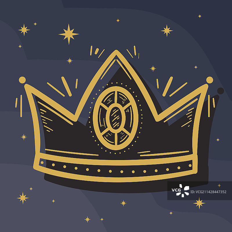 金色皇冠皇家配饰图片素材