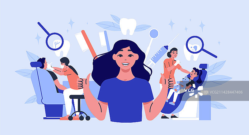牙科医疗概念图片素材