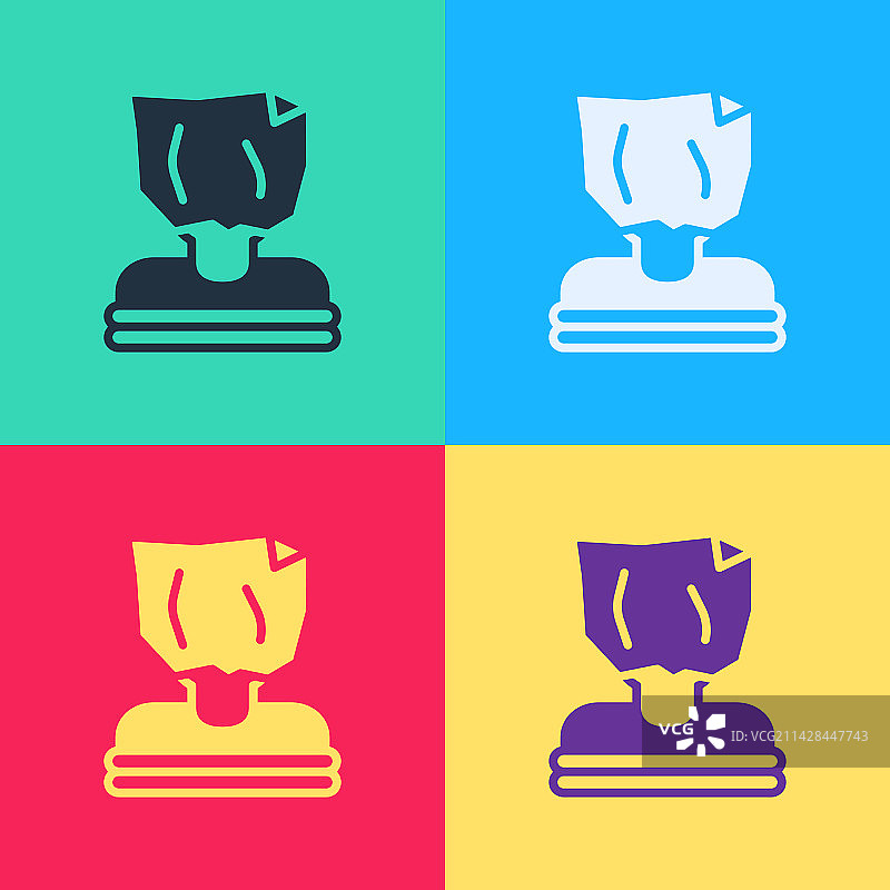 波普艺术绑架图标图片素材