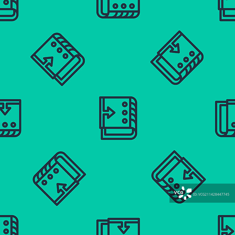 蓝色线条混音控制器图标隔离图片素材