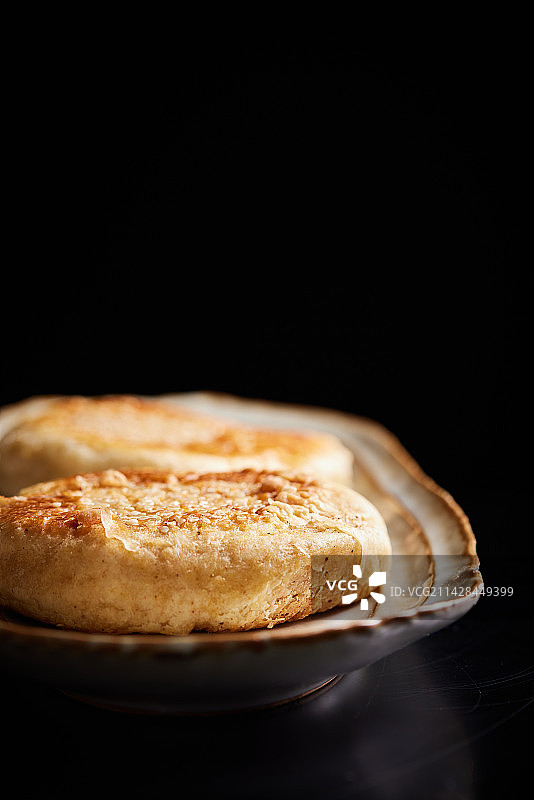 芝麻烧饼图片素材