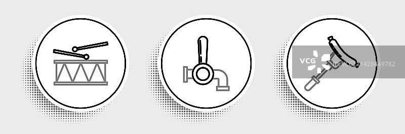 香肠叉子乐器图片素材