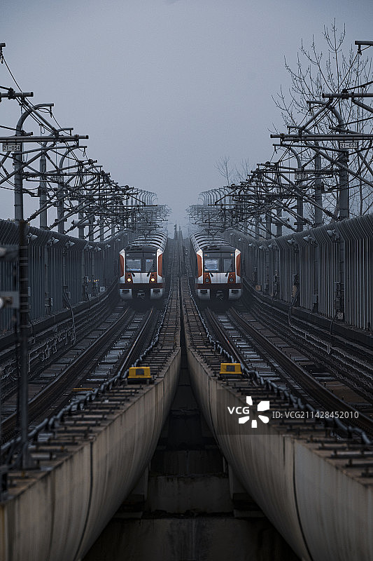 迷雾地铁图片素材