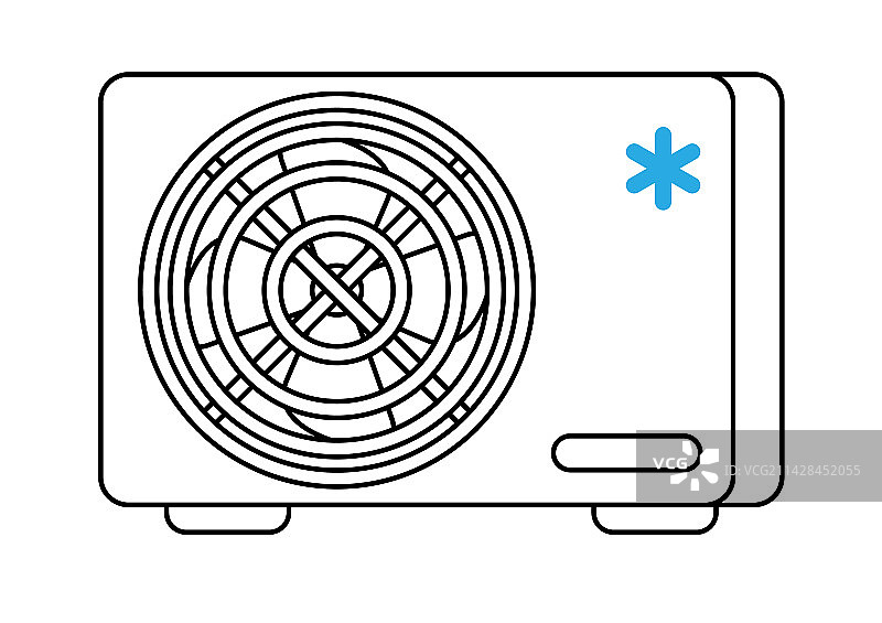 室外空调箱图标图片素材