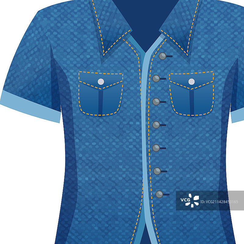 蓝色牛仔裙图片素材