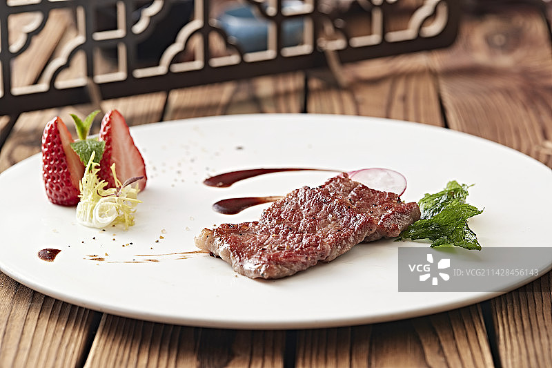 香煎安格斯小牛排图片素材