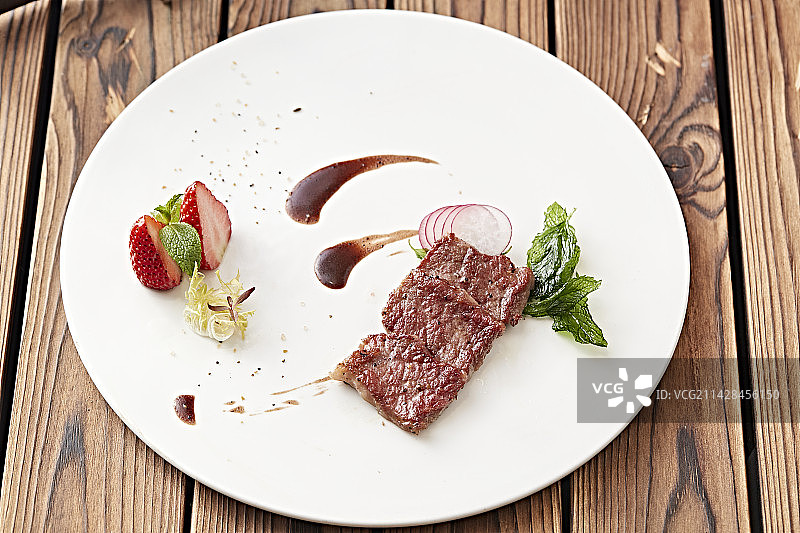 香煎安格斯小牛排图片素材