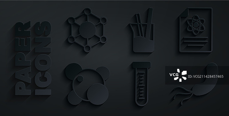 试管、化学报告和分子图片素材