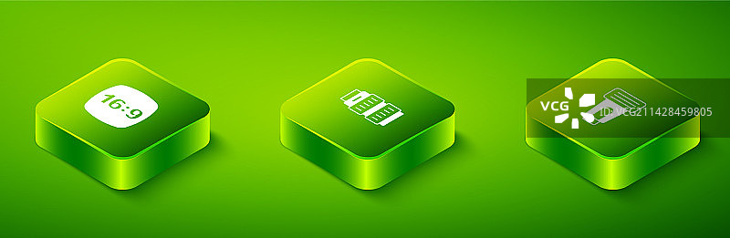 2.5D相机镜头摄影器材套装图片素材