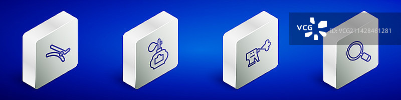 2.5D发夹剃须后用品套装图片素材