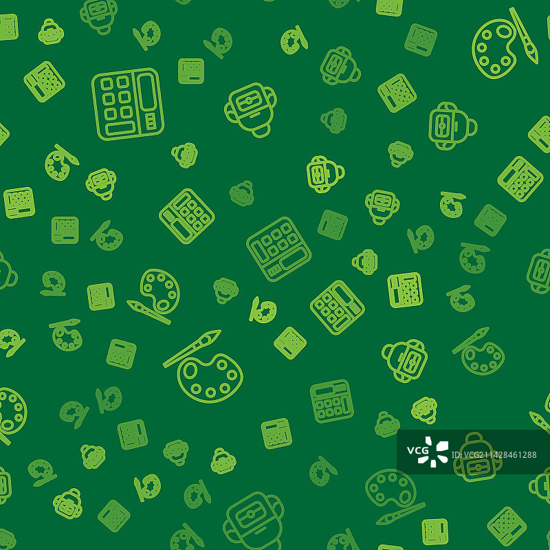 计算器、画笔调色板图片素材