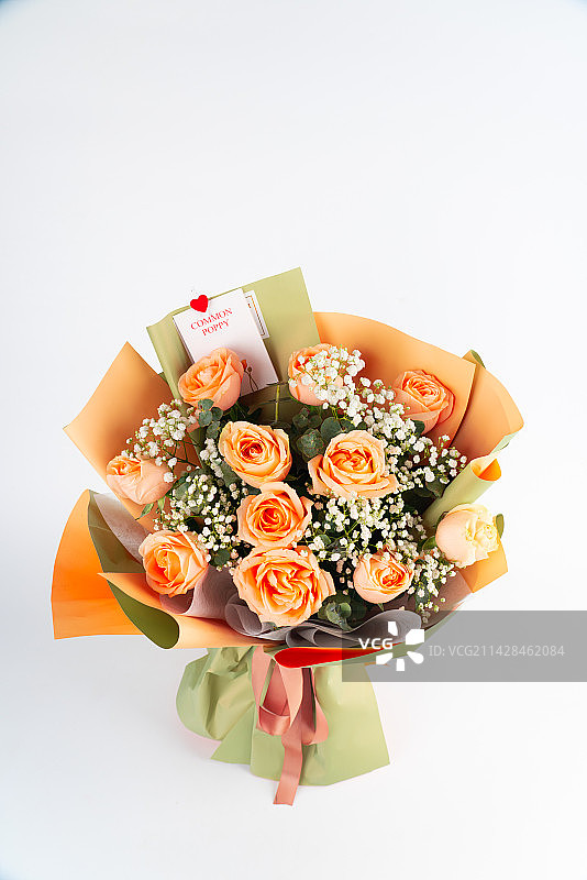 香槟色玫瑰花图片素材