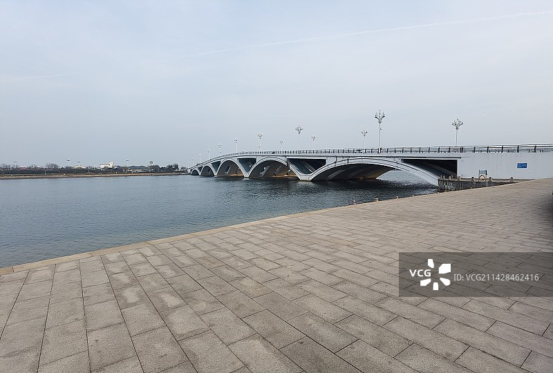 日照市东港区万平口大桥图片素材