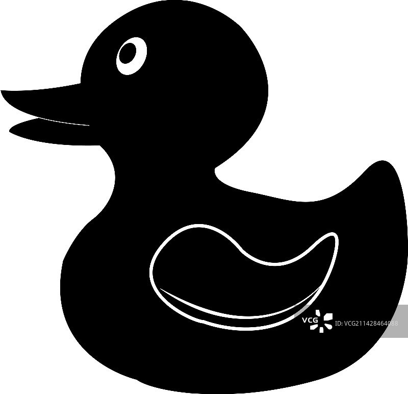 鸭子logo图标图片素材