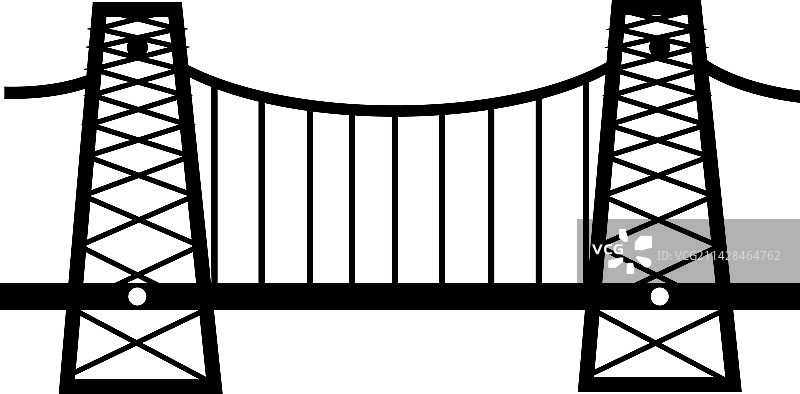 桥梁标志图标图片素材