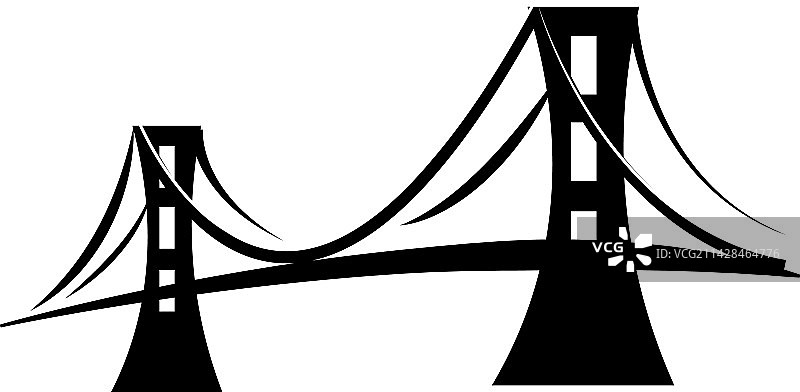 桥梁标志图标图片素材