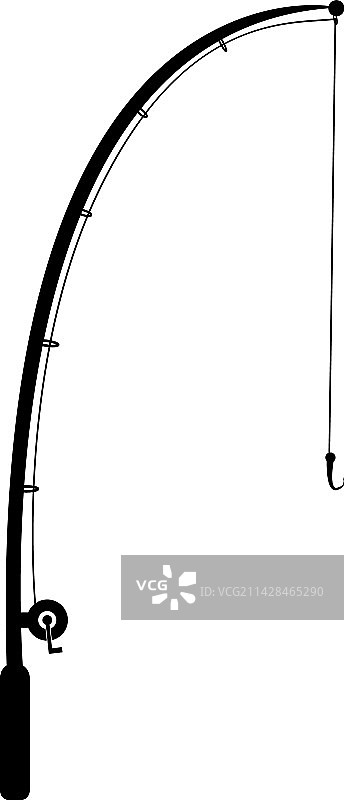 鱼竿图标标志图片素材