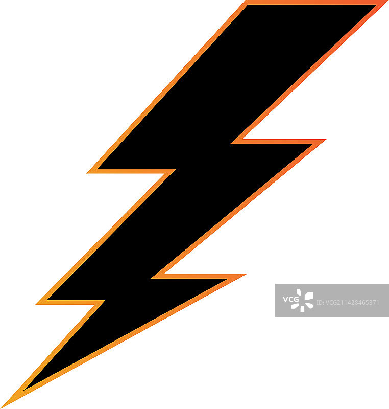 闪电图标标志图片素材