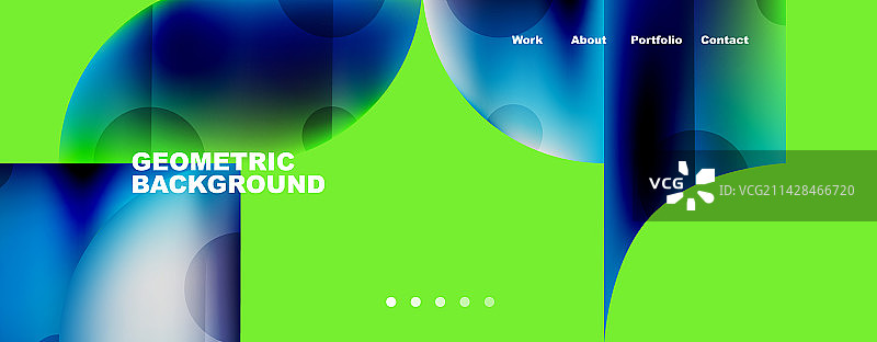 圆形元素和几何线条图片素材