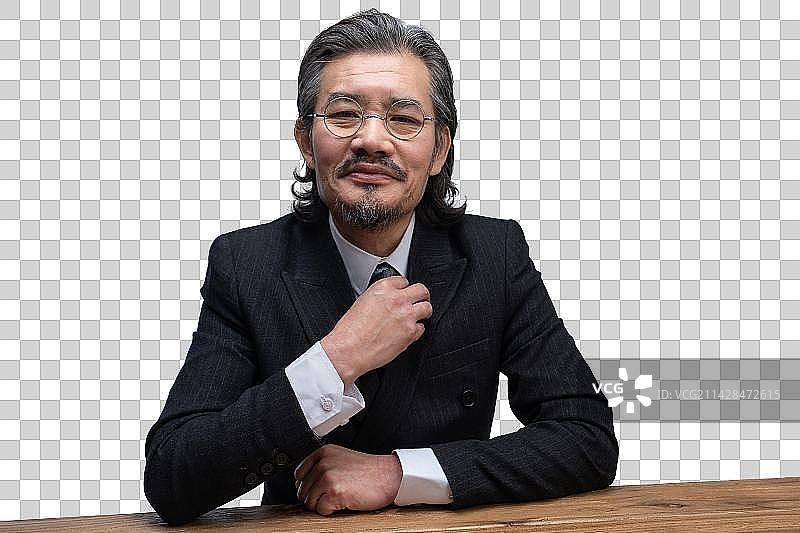 权威商务中老年男人图片素材