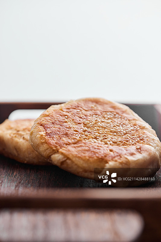 芝麻烧饼美食拍摄图片素材